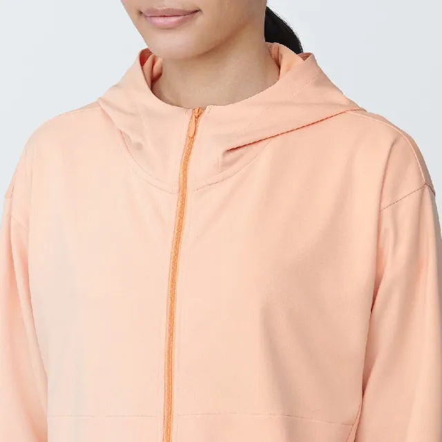 【MUJI 無印良品】女抗UV速乾聚酯纖維拉鍊外套(共5色)