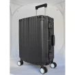 【WALLABY】28吋 極細復古鋁框行李箱 旅行箱 直角行李箱 登機箱 拉桿箱 海關鎖 滑順飛機輪
