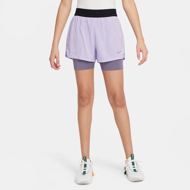 NIKE 耐吉 短褲 大童 女童 運動褲 G NK DFADV SHORT 紫 FJ6860-515