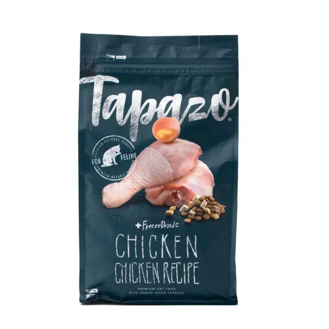 【TAPAZO 特百滋】凍乾雙饗宴-低敏無穀貓糧 13磅（5.9KG）(貓飼料 貓乾糧 成貓 幼貓 低敏 無穀)