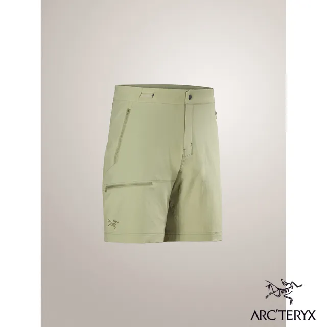 【Arcteryx 始祖鳥官方直營】男 Gamma 輕量軟殼短褲(卡洛斯綠)