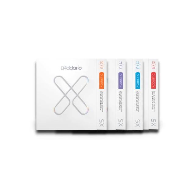 【D’Addario】XSAPB系列 薄膜塗層磷青銅木吉他弦／卓越品質首選(民謠吉他弦 Strings 包膜弦 防鏽弦)