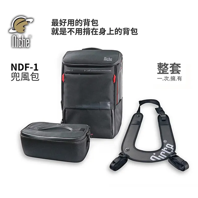 【Niche 樂奇】重機油箱相機後背包 NDF-1(騎士防水後背包 旅行背包 機車包)