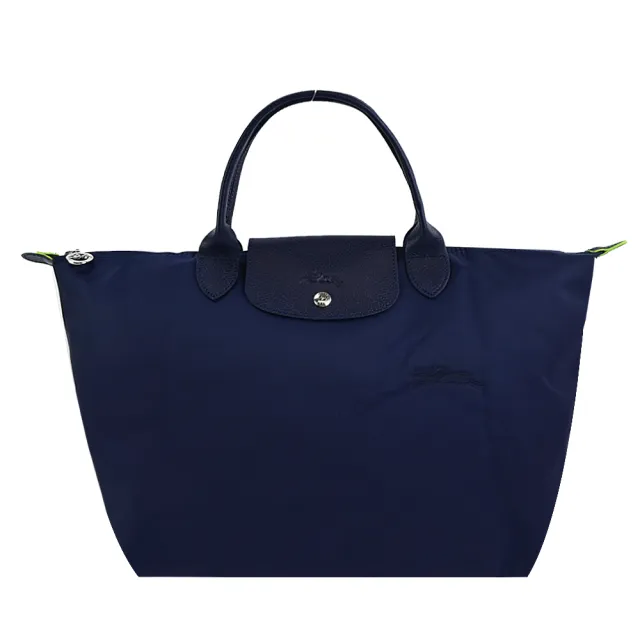 【LONGCHAMP】LE PLIAGE GREEN系列刺繡再生尼龍摺疊後背包/水餃包(多款選)