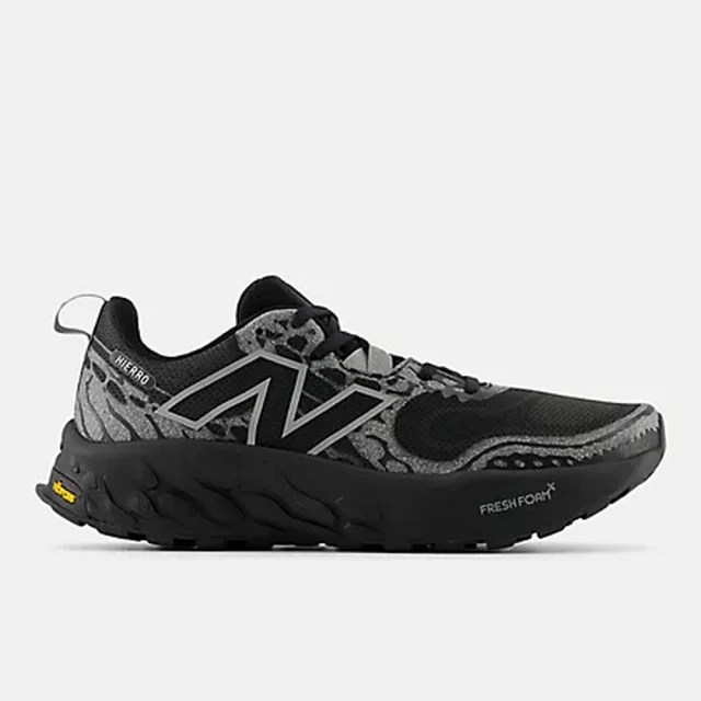 NEW BALANCE Hierro v8 越野跑鞋 男鞋 寬楦 黑 運動 透氣 回彈(MTHIERK8 ∞)