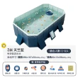 【CGW】免充氣泳池-3米折疊游泳池附玩水工具(兒童戲水池 泡澡桶 儲水桶)