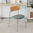 【完美主義】Alvin金屬背靠休閒餐椅-二色可選(椅子/座椅)