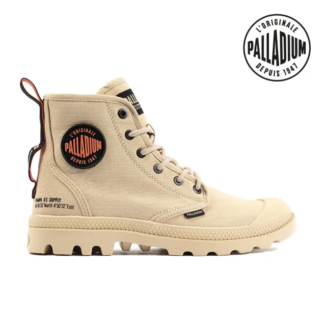 【Palladium】PAMPA HI SUPPLY RS有機棉軍靴-中性-沙漠金(78881-274)