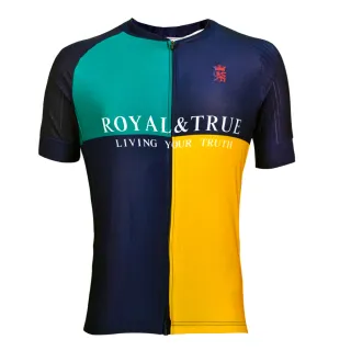 【Royal & True】自行車車衣 男短袖 輕薄透氣(24124C53 儂特服飾)