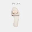 【COACH蔻馳官方直營】EVY涼鞋-粉筆白色(CI031)