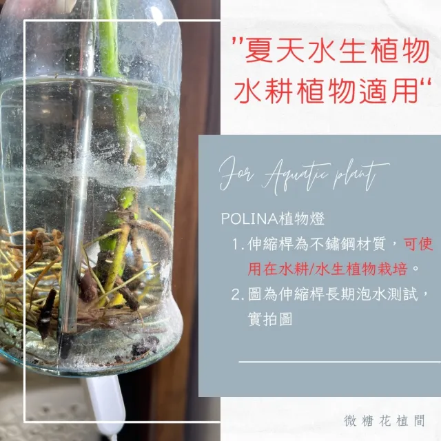 【微糖花植間】Polina全光譜植物生長燈(天使光環植物燈)