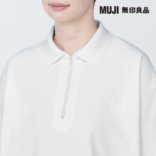 【MUJI 無印良品】MUJI Labo速乾鹿子織拉鍊POLO衫(共3色)