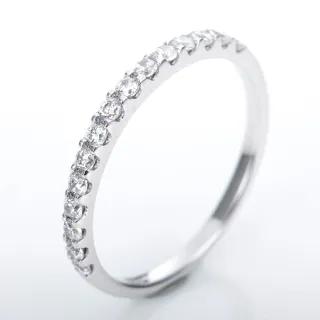 【DOLLY】0.35克拉 輕珠寶18K金鑽石戒指
