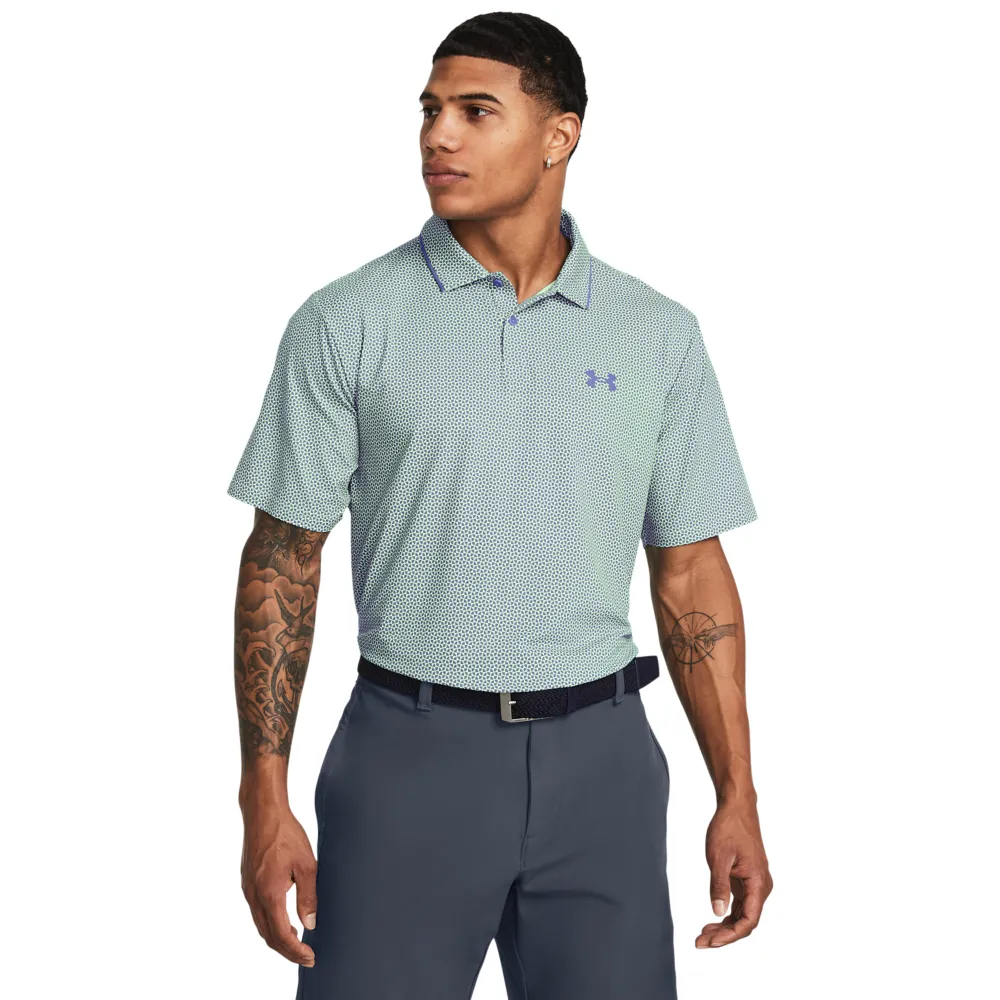 【UNDER ARMOUR】UA 男 Iso-Chill 短POLO_1377366-350(綠色)