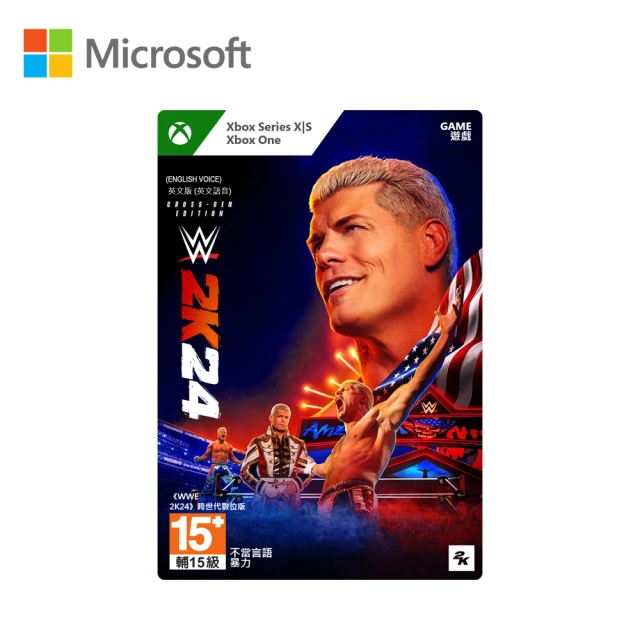 Microsoft 微軟Microsoft 微軟 WWE 2K24 [跨世代數位版](下載版購買後無法退換貨)