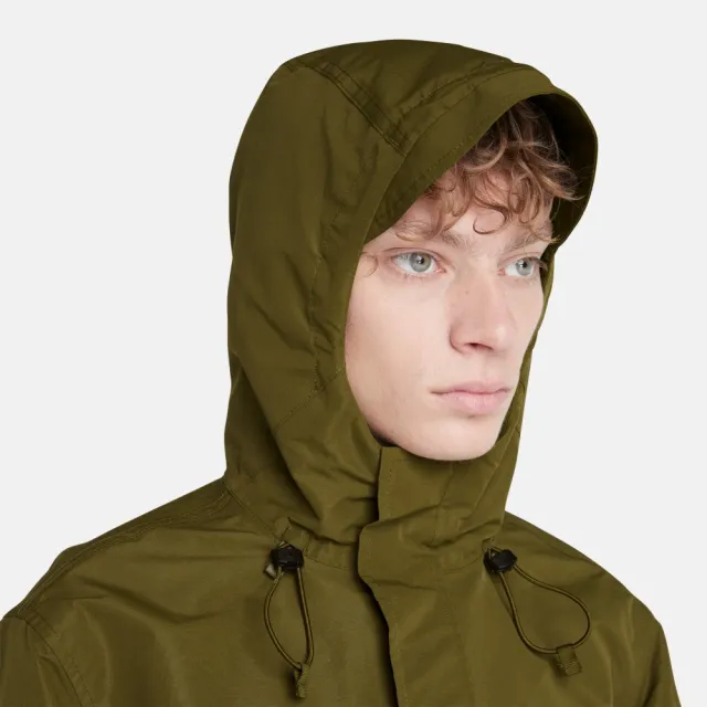 【Timberland】男款深橄欖色防潑水外套(A2MW4302)