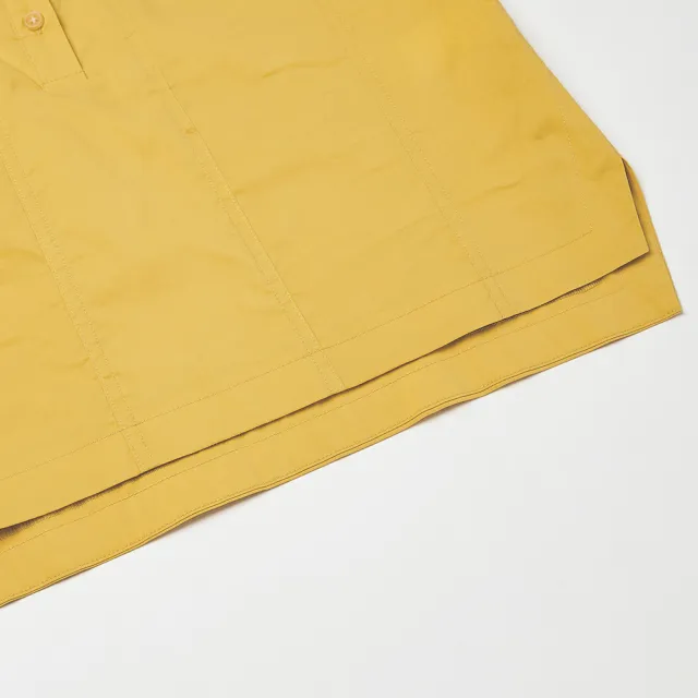【ILEY 伊蕾】工裝感夏威夷貼布繡棉上衣(黃色；M-XL；1242531504)