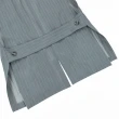【ILEY 伊蕾】條紋袋蓋長版西裝背心(灰色；M-XL；1241023006)