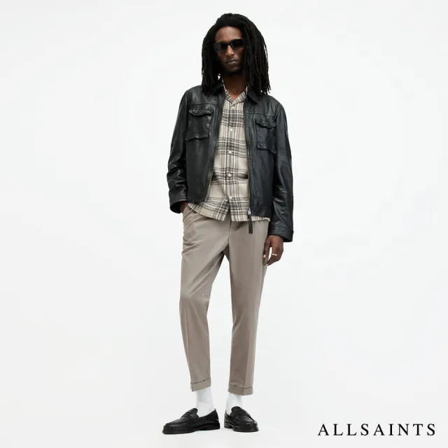 【ALLSAINTS】PADRES 公羊頭骨格紋夏威夷花襯衫 MS520Z(舒適版型)