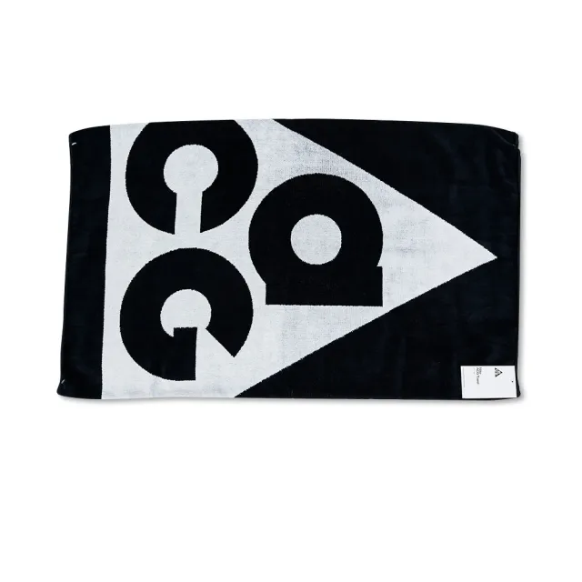 【NIKE 耐吉】TOWEL ACG 黑白色 基本款 毛巾 純棉 浴巾 游泳 運動 毛巾 N100882001-2OS