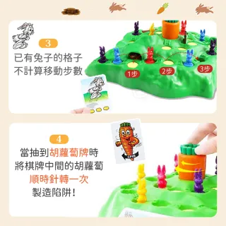 兔子陷阱(兔子越野賽 兔子桌遊 兒童桌遊)