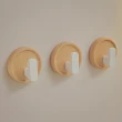 【zozo】買二送二 實木防掉掛勾(免打孔/附3M背貼/無痕掛勾/木頭掛勾/掛衣服)