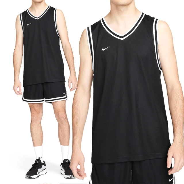 NIKE 耐吉 AS M NK DF DNA Jersey 男款 黑色 籃球背心 運動 排汗 透氣 背心 FQ3708-010