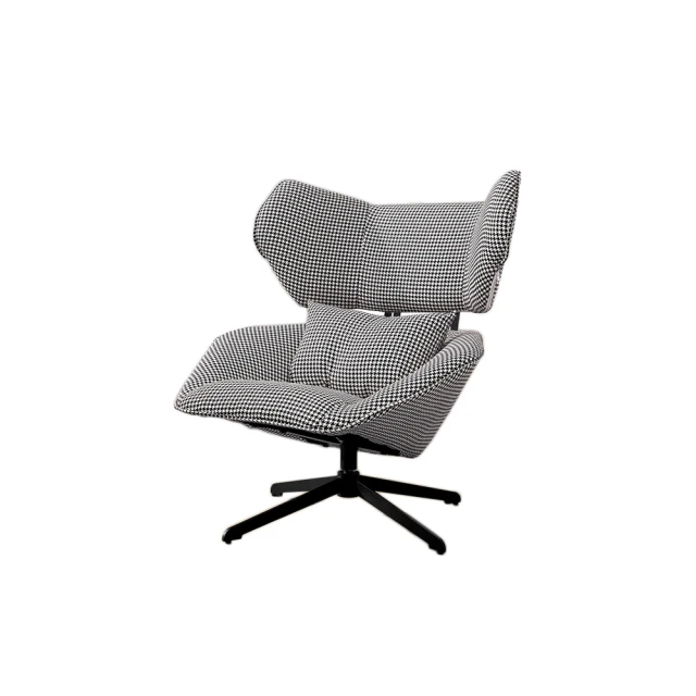 obisobis 文森特精品休閒椅（千鳥格布）