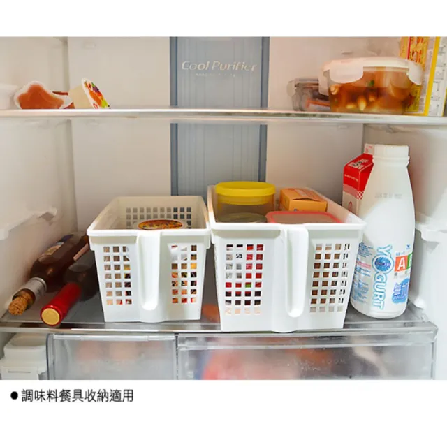 【生活King】櫥櫃手把收納籃-中(2入組)