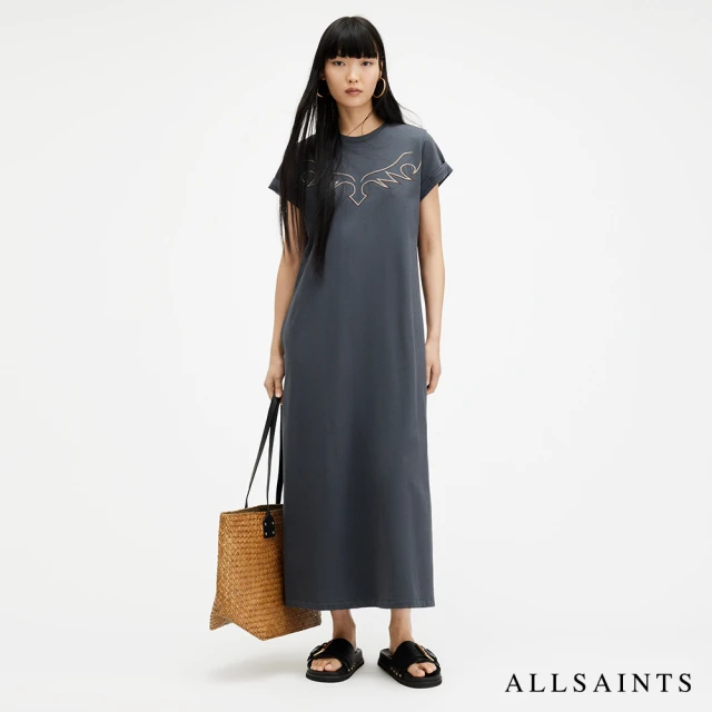 ALLSAINTS RANDAL 純棉T恤洋裝 W209DA(舒適版型)
