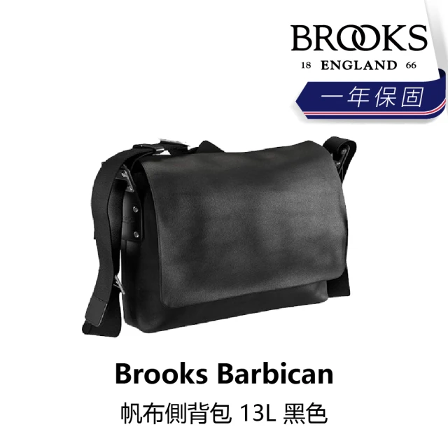 BROOKS Barbican 帆布側背包 13L 黑色(B2BK-339-BKBCCN)