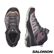 【salomon官方直營】女 X ULTRA 360 Goretex 中筒登山鞋(李子紫/幻灰/棕)