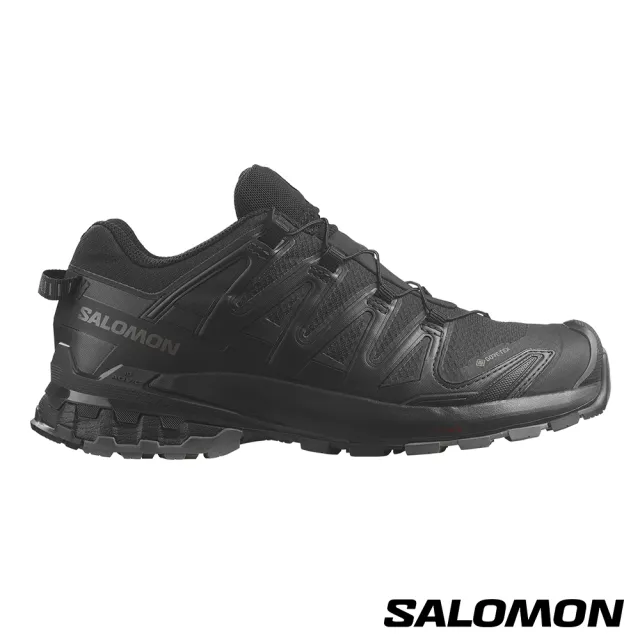 【salomon官方直營】女 XA PRO 3D V9 Goretex 健野鞋(黑/幻灰/藍灰)