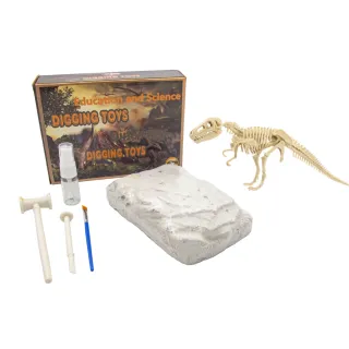 【OhBabyLaugh】挖掘考古玩具 拼接 恐龍化石(模型玩具/恐龍模型/挖掘考古DIY玩具/侏儸紀公園)