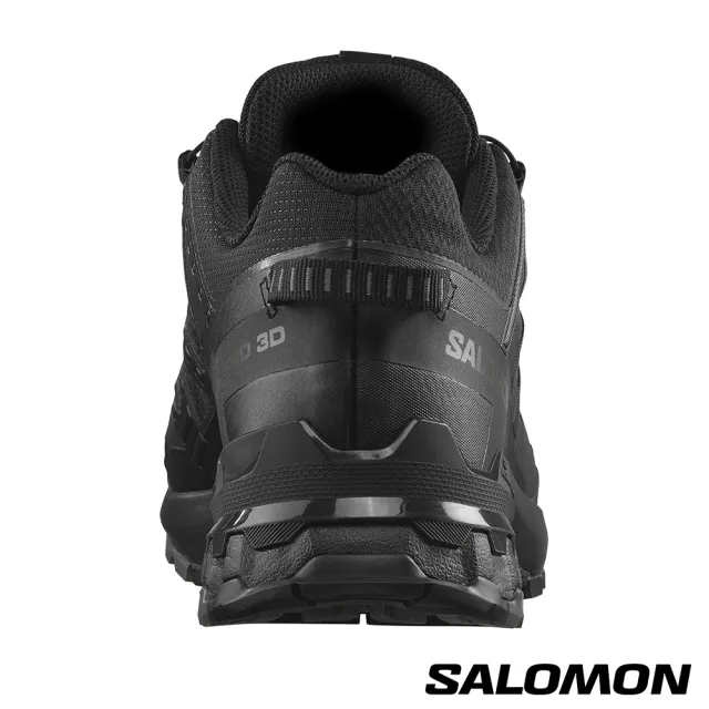 【salomon官方直營】男 XA PRO 3D V9 Goretex 健野鞋 寬楦(黑/灰/灰)