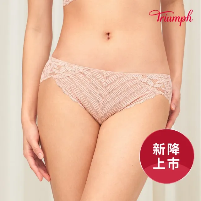 【Triumph 黛安芬】真我風格系列 中腰平口內褲 M-EL(粉)