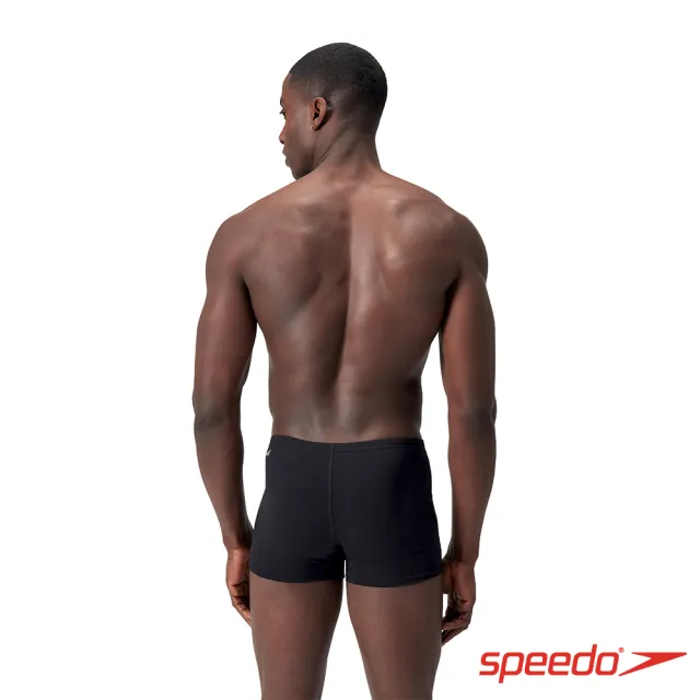 【SPEEDO】男 運動四角泳褲 Eco Endurance+(黑)