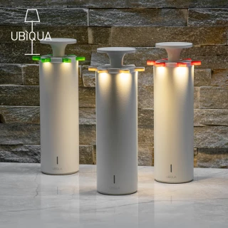 【義大利UBIQUA】Firework 燦爛花火USB充電式桌燈-多色可選(按壓式夜燈/USB檯燈/升降式夜燈)