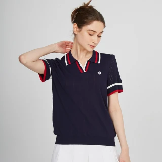 【LE COQ SPORTIF 公雞】休閒經典針織POLO衫 女款-3色-LWT22343