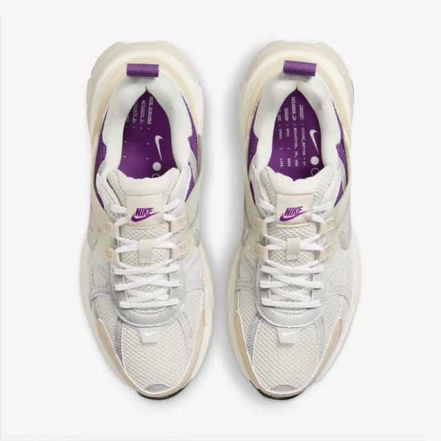 NIKE 耐吉】W V2K Run PRM 女休閒鞋運動復古Y2K 老爹鞋穿搭米白銀紫 