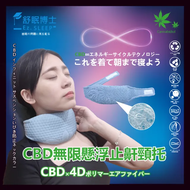 【Ez.SLEEP 舒眠博士】CBD無限懸浮止鼾頸托