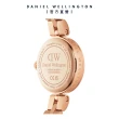 【Daniel Wellington】DW 手錶 Elan Lumine 22mm 孔雀石金屬小圓錶(三色任選)