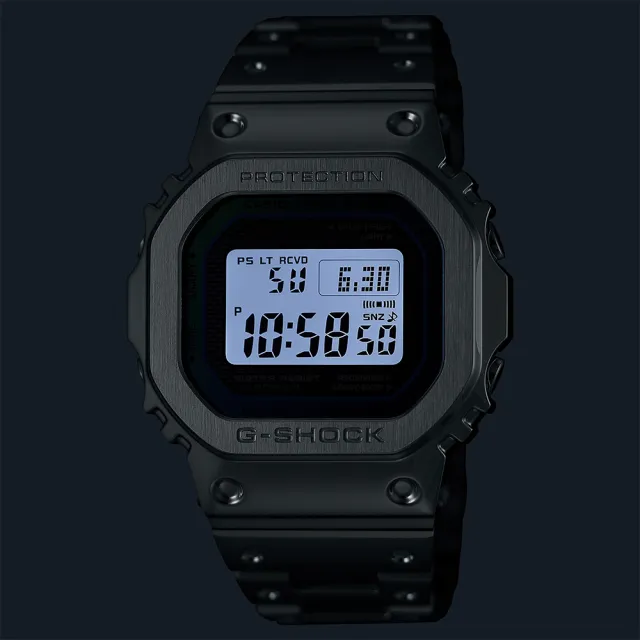 【CASIO 卡西歐】G-SHOCK 太陽能藍牙電波錶 畢業 禮物(GMW-B5000PC-1)