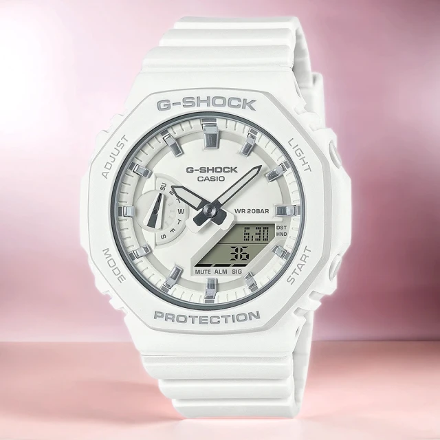 CASIO 卡西歐 G-SHOCK夏季光澤雙顯錶(GMA-P