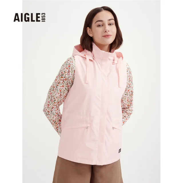 【AIGLE】女防風背心AG-3P244 三色(女裝 防風背心 機能背心)