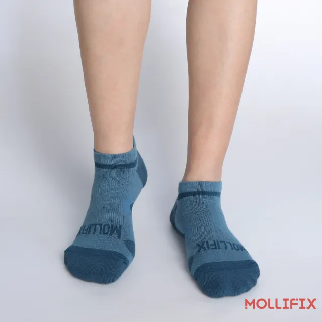 【Mollifix 瑪莉菲絲】抗菌拇指外翻跑步襪(3色任選)