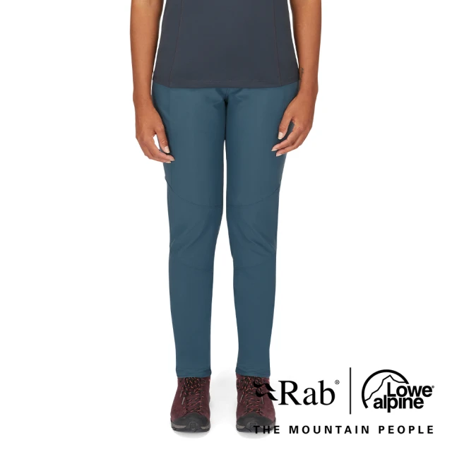 RAB Incline Light Pants Wmns 輕量防潑水軟殼長褲 女款 獵戶藍 #QFV06