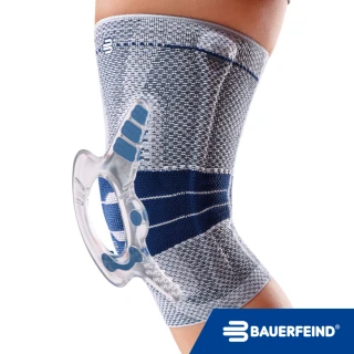 【BAUERFEIND】德國保爾範專業護膝 新舒適型膝寧 GenuTrain A3 灰藍(單入 護膝)