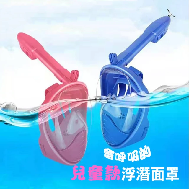 SWIMFLOW 雙管全乾式浮潛面罩(浮潛面罩 全罩式 浮潛