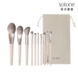 【Solone】法式清焙刷具10件組(蜜桃奶昔系列)